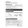 HITACHI CMPAD15 Owners Manual