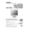 HITACHI CML154XW Owners Manual