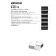 HITACHI PJTX10 Owners Manual