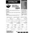 HITACHI CP2576TAN Owners Manual