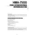 HITACHI HMA-7500 Owners Manual