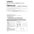 HITACHI CMPAK345 Owners Manual
