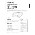 HITACHI CPL850W Owners Manual