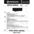 HITACHI HCA-7500 Service Manual
