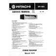 HITACHI SR604 Service Manual