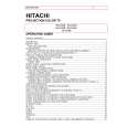 HITACHI 50UX58B Owners Manual