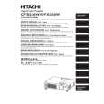 HITACHI CPS318W Owners Manual