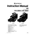 HITACHI VM-3300A Owners Manual