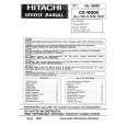 HITACHI CX-W500 Service Manual