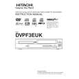 HITACHI DVPF3EUK Owners Manual