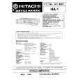 HITACHI HA-1 Service Manual
