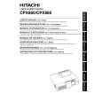 HITACHI CPX880 Owners Manual